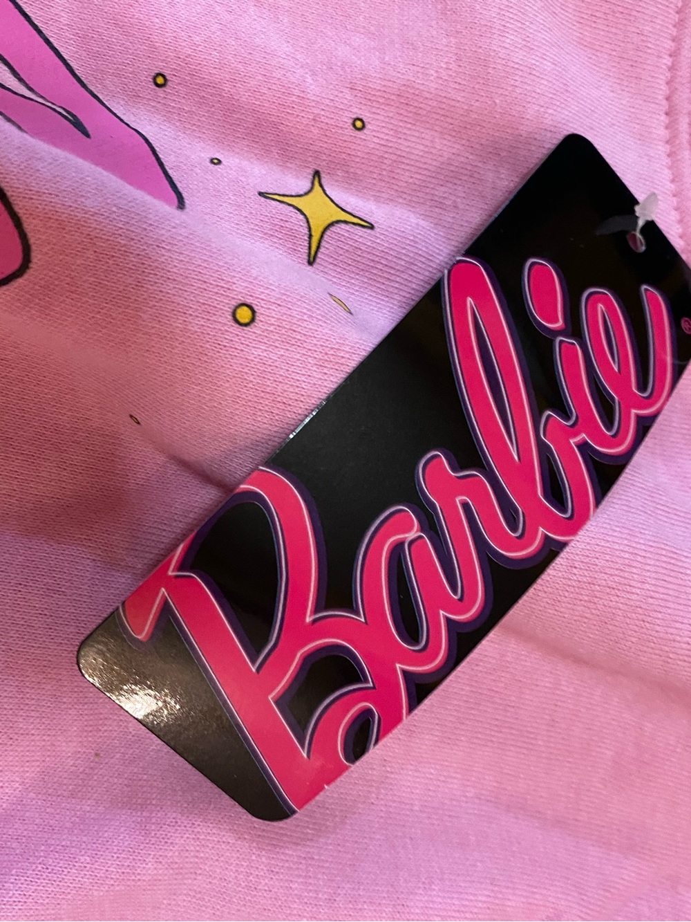 Barbie Halloween Witch Pink Graphic Crewneck Sweatshirt- NWT - Picture 12 of 15